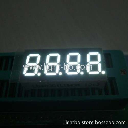 Super Red Cathode 4-digit 0.36" 7-segment Led Display For Temperature Indicator 